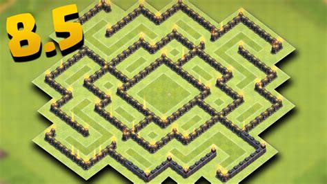 Clash Of Clans Town Hall 8 Hybrid Base