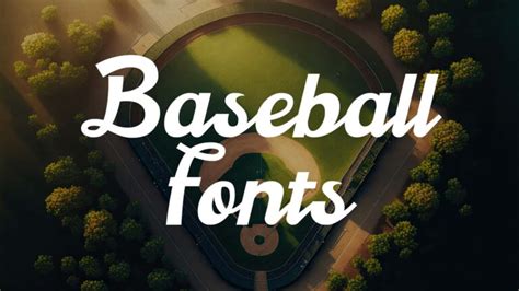 41 Cool Baseball Fonts That Hit The Home Run Hipfonts