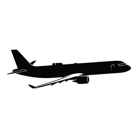 Airplane Silhouette Vector Clipart 29565142 Vector Art At Vecteezy