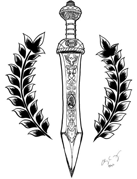 Roman Gladius Sword Roman Tattoo Gladiator Tattoo Greek Tattoos