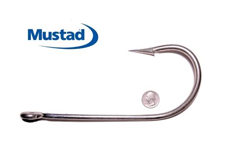 Mustad Classic Kirbed Point Duratin Shark Hook 4480 DT 15 0