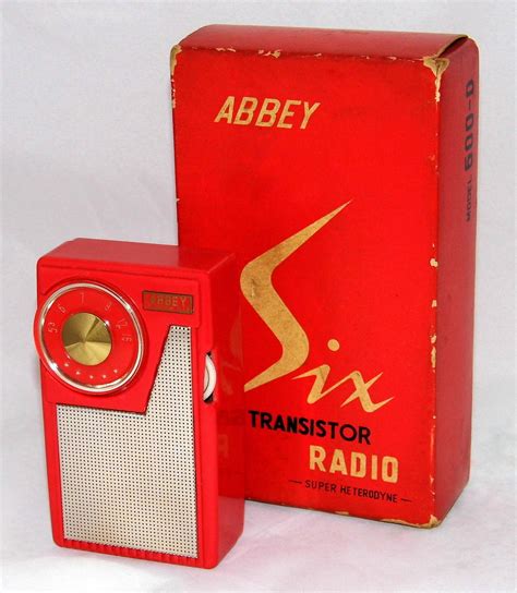 Vintage Abbey Transistor Radio Model 600 D Am Band Only 6