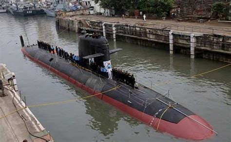 Ins Kalvari First Of Scorpene Class Submarines Tests Water परीक्षण