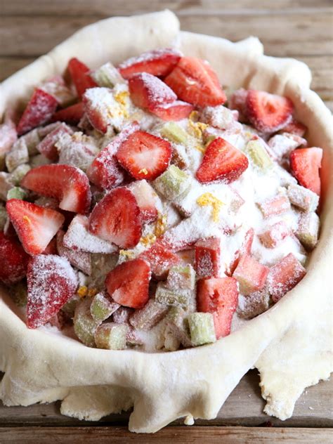 Strawberry Rhubarb Pie Completely Delicious