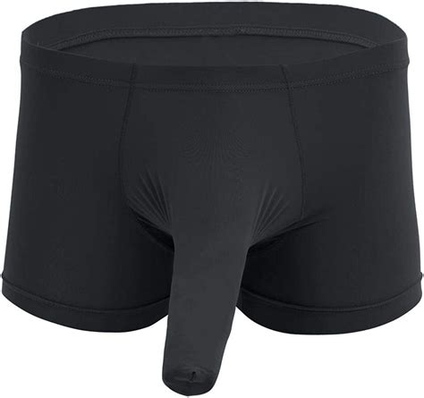 Creamlin Herren Sexy Elephant Bulge Boxer Briefs Shorts Unterhose Silky