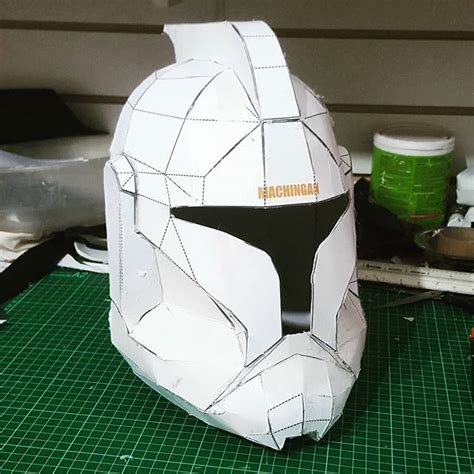 Star Wars Helmet Cardboard Template