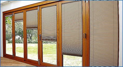 Beautiful Patio Sliding Doors With Built In Blinds Patio Design