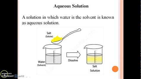 Ch7 Topic Aqueous Solution Lecture 13 Science Class 6 Youtube