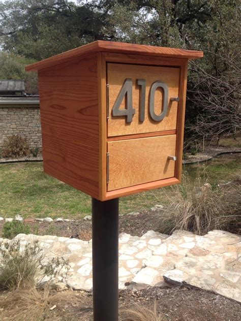 Custom Made Modern Mailbox By Hill Haus Woodworks
