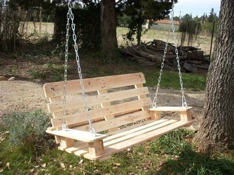 33 Pallet Swings Chair Bed And Bench Seating Plans Pallet