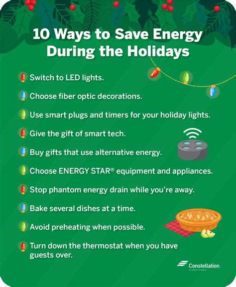 10 Easy Ways To Save Energy During The Holidays Constellation