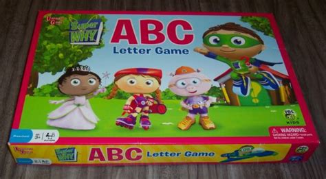 University Games Super Why Abc Letter Game Board Game Complete Ebay