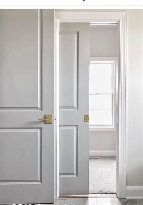 Painted Interior Door Gray Interior Doors Interior Door Colors