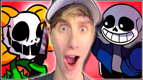 The Best Undertale Mod Undertale Flowey Mod Fnf Reaction Youtube