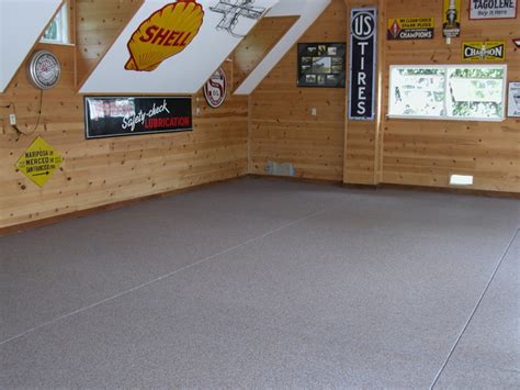 Man Cave Durable Epoxy Flooring Solution Contemporary Garage San