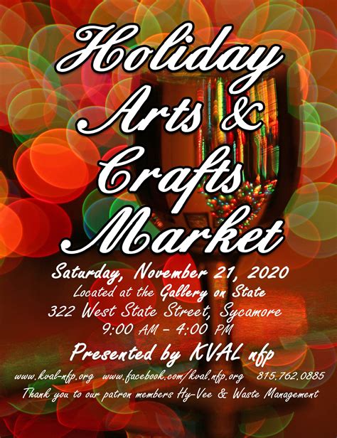 Holiday Arts And Crafts Market Discover Sycamore