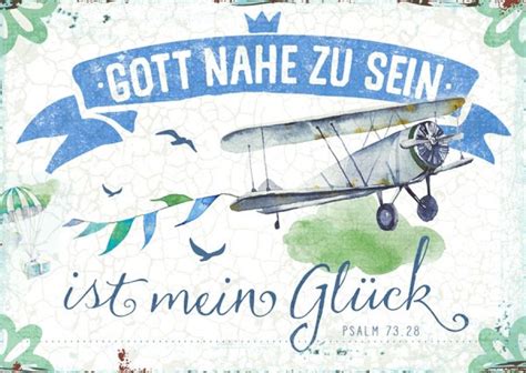 Postkarte Mein Glück Bibelverse Segensart