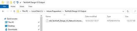 Installation Of Techsoft Design V3 Using Microsoft Endpoint Manager
