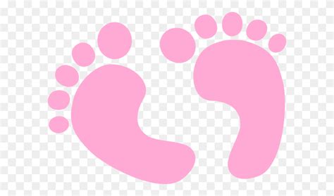 Baby Feet Clip Art Pink Pacifier Clipart Flyclipart