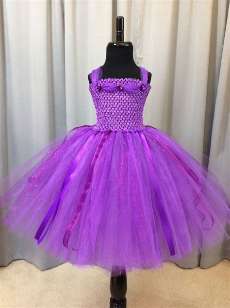 Purple Princess Tutu Dress For Girls Princess Dresses For Etsy