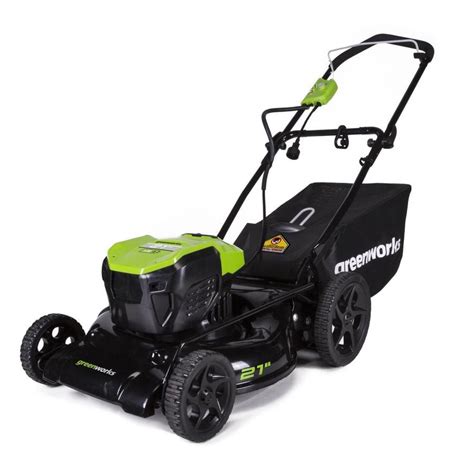 Cordless battery walk behind push lawn mower & trimmer with 6.0 ah battery & charger with 4,270 reviews. Greenworks 13-Amp 21-in Corded Electric Lawn Mower at ...