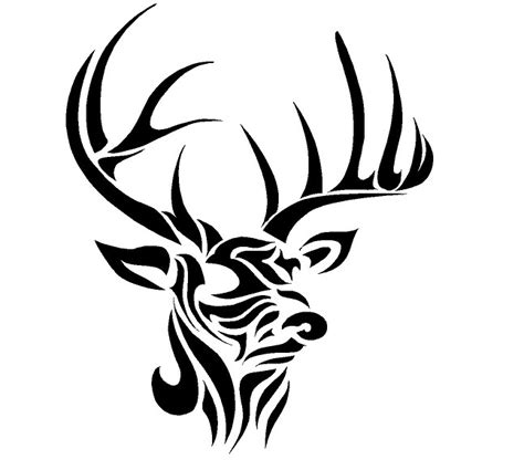 Tribal tattoos originate from ancient times and had deep meaning. deer tribal decal - Google Search | Stencils | Pinterest ...