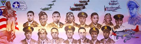 Library Exhibits Paintings Of Tuskegee Airmen Scott Air Force Base