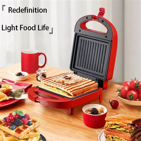 Mini Sandwich Machine Breakfast Maker Home Light Food Multi Cookers