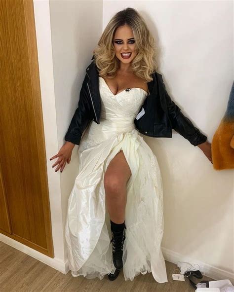 Emily Atack Risks Indecent Exposure As She Flashes Legs In Plunging