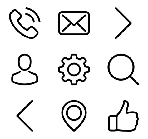Line Icon Vector At Getdrawings Free Download