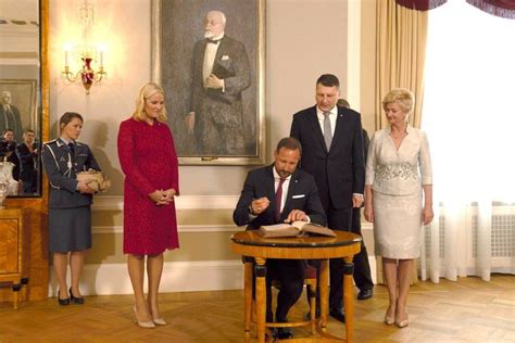 Norwegian Crown Prince Couple Visits Latvia Royal Central Couples Latvia Royal