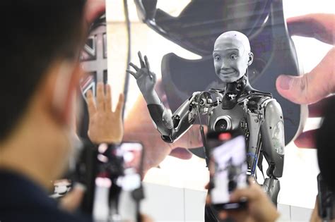 Creepy Meets Cool In Humanoid Robots At Ces Tech Show