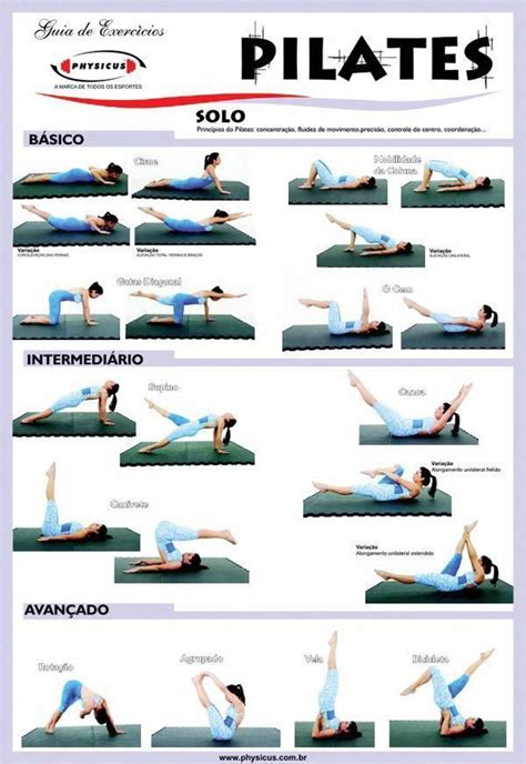 Use This Amazing Pilates Workout Sheet As A Guide For Your Workout Get