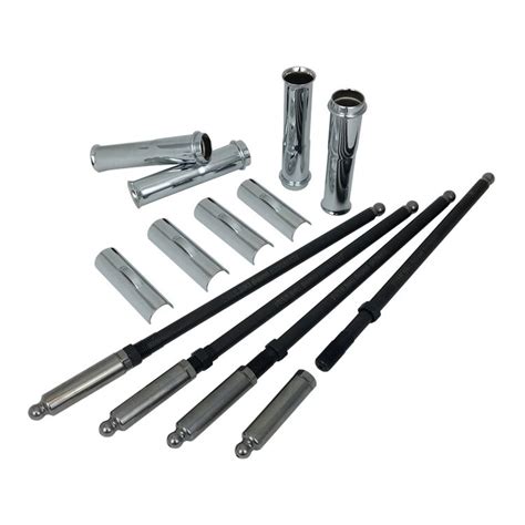 Feuling Quick Install Adjustable Pushrod And Tube Kit For Harley Twin