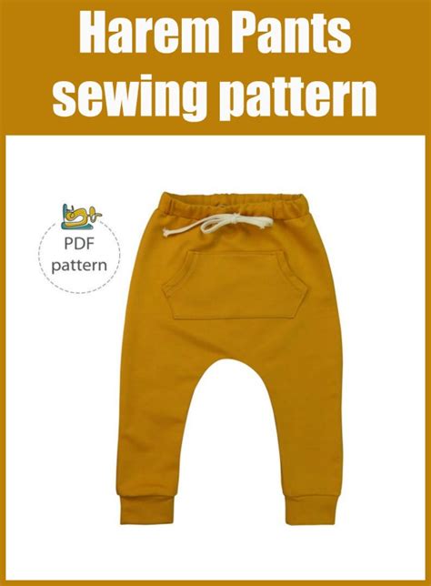 Harem Pants Sewing Pattern Sew Modern Kids