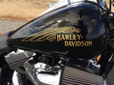 Oem Harley Davidson Motorcycle Eagle Head Gas Tank Decals 2pc Set New