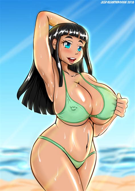 Hot On The Beach Bikini Ver By Jespassinthrough Hentai Foundry
