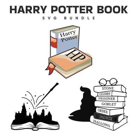 Harry Potter Book SVG Designs – MasterBundles