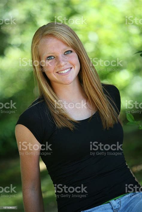 High School Girl Senior Portrait Stock Photo Download Image Now 16