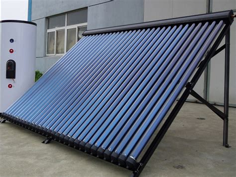 The output temperature depends on the time during which the supply to heater remains on. Closed Loop Solar Water Heating System
