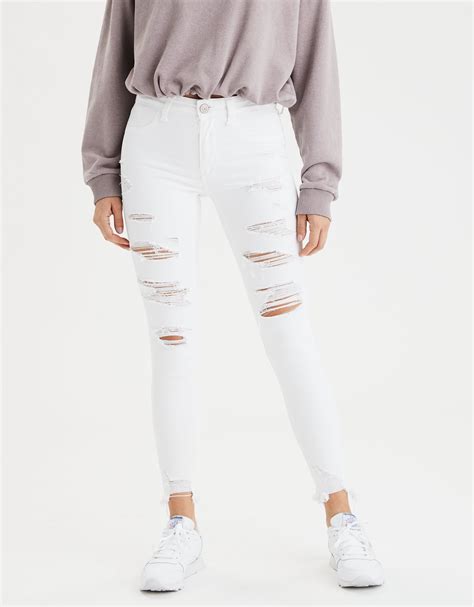 Buy Womens White Ripped Jeans In Stock