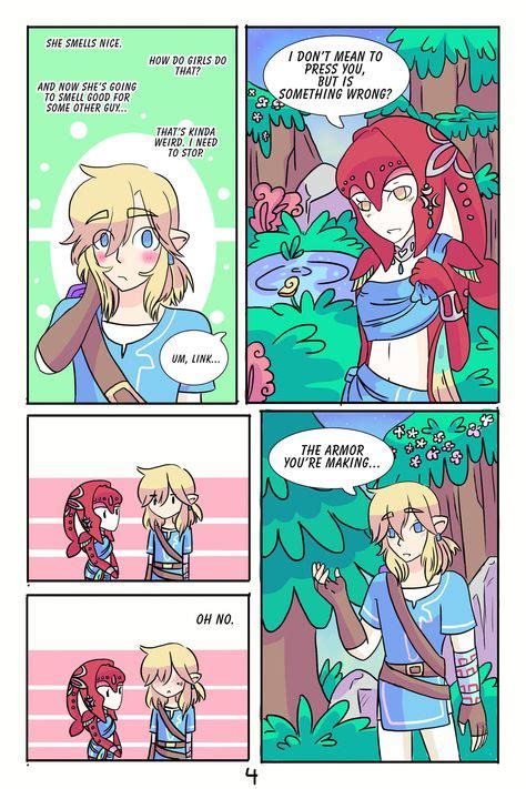 Pin On Mipha And Link In Love