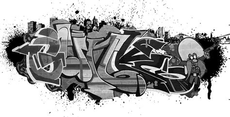 Letras Del Alfabeto De Graffiti Dibujo Graffiti Png D
