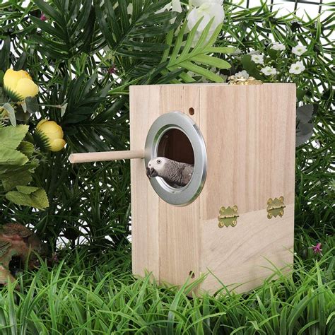 Talitare 1pcs Parrot Breeding Nest Box Bird Nest Warm Incubator Wood