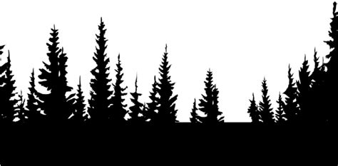 Download Forest Clipart Transparent Background - Siluet Hutan Png