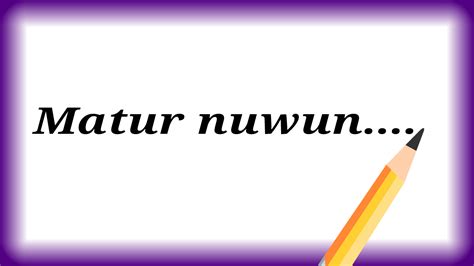 Download 89+ Gambar Ucapan Terima Kasih Bahasa Jawa Terbaik - Info...