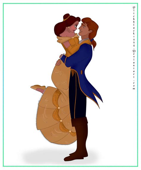 Belle And Adam By Pitchblack1994 On Deviantart