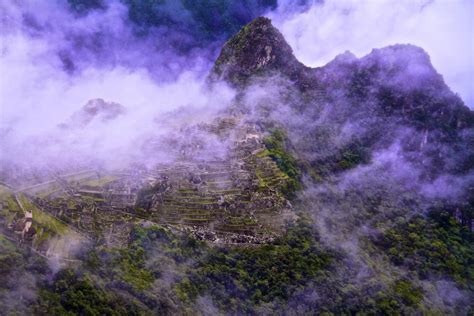 Machu Picchu Stadt In Den Wolken