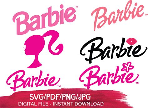 Barbie Svg Barbie Logo Svg Bundle Barbie Designs Svg Barbie Etsy