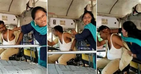 Who Is K Nandini Woman Arrested After Video Of Her Assaulting Bus Driver In Vijayawada Goes Viral